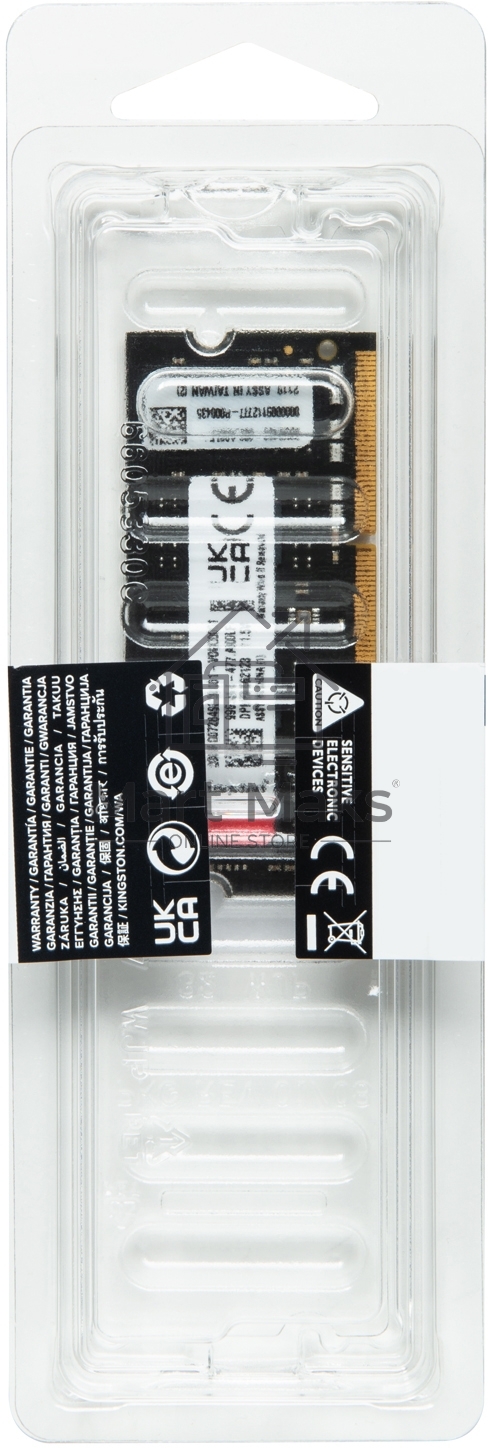 Оперативная память Kingston Fury Impact, DDR4, 8GB (1x8GB), 3200MHz, CL20, SO-DIMM