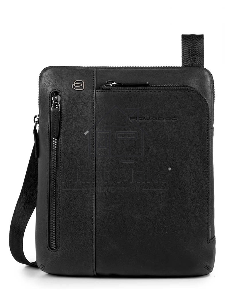 Сумка мужская Piquadro Black Square CA1816B3/N, черный, натур.кожа
