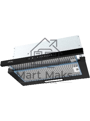 Вытяжка встраиваемая Korting KHP 6975 GN черный, 60 см, 900 куб. м/ч, 54 дБ