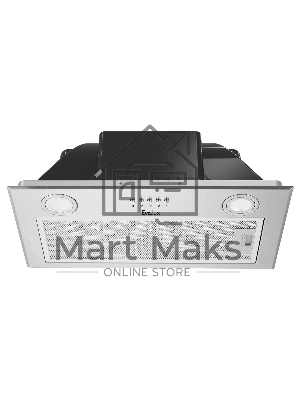 Вытяжка встраиваемая Evelux Margit 60 X серебристый, 53 см, 750 куб. м/ч, 52 дБ