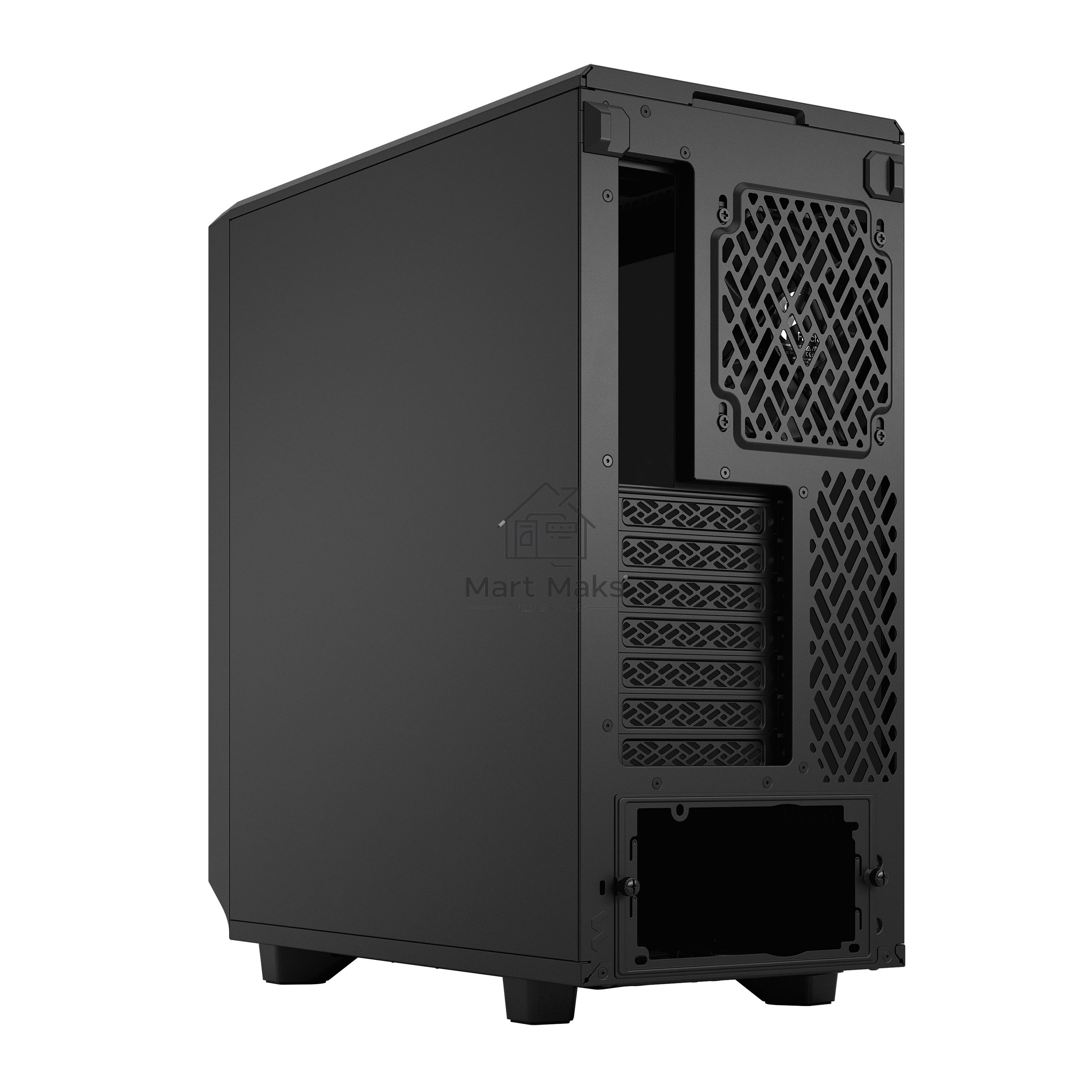 Компьютерный корпус Fractal Design MESHIFY 2 COMPACT BLACK - DARK TG / ATX, TG / 2x140mm & 1x120mm fans inc. / FD-C-MES2C-02