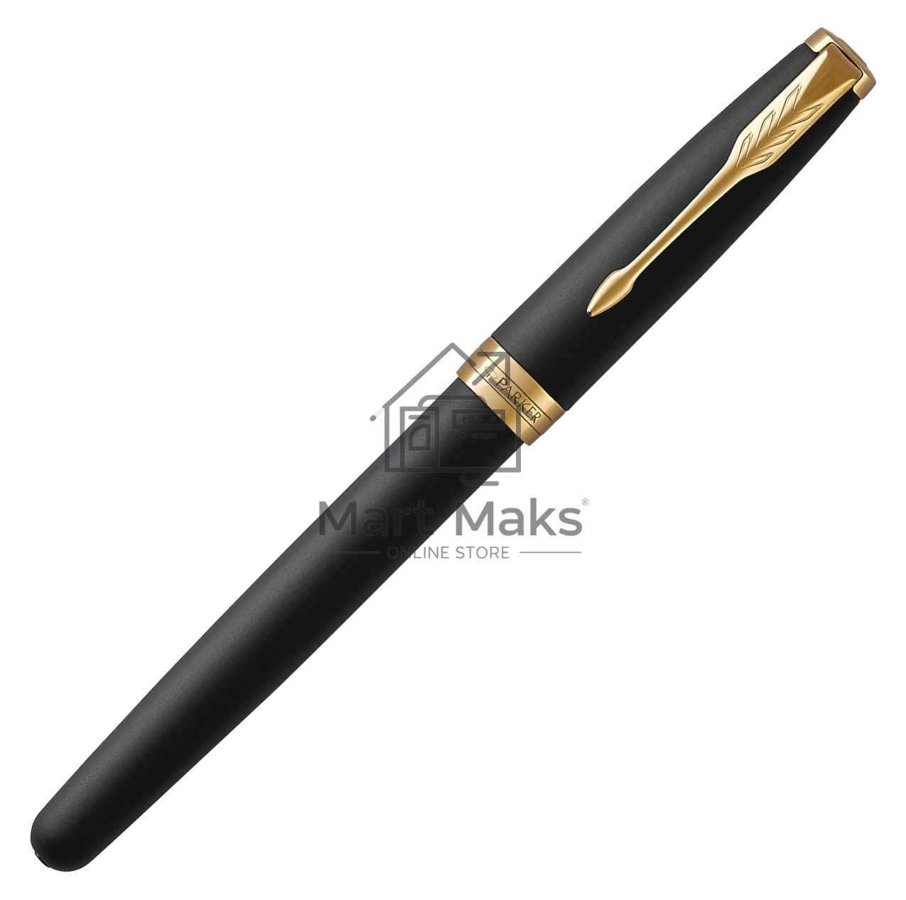 Ручка роллер Parker Sonnet Core T528 (CW1931518) Matte Black GT F черный подар.кор.