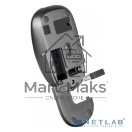 Мышь беспроводная Defender Wave MM-995 серебристый, 1600 dpi, радиоканал, USB, кнопки - 4