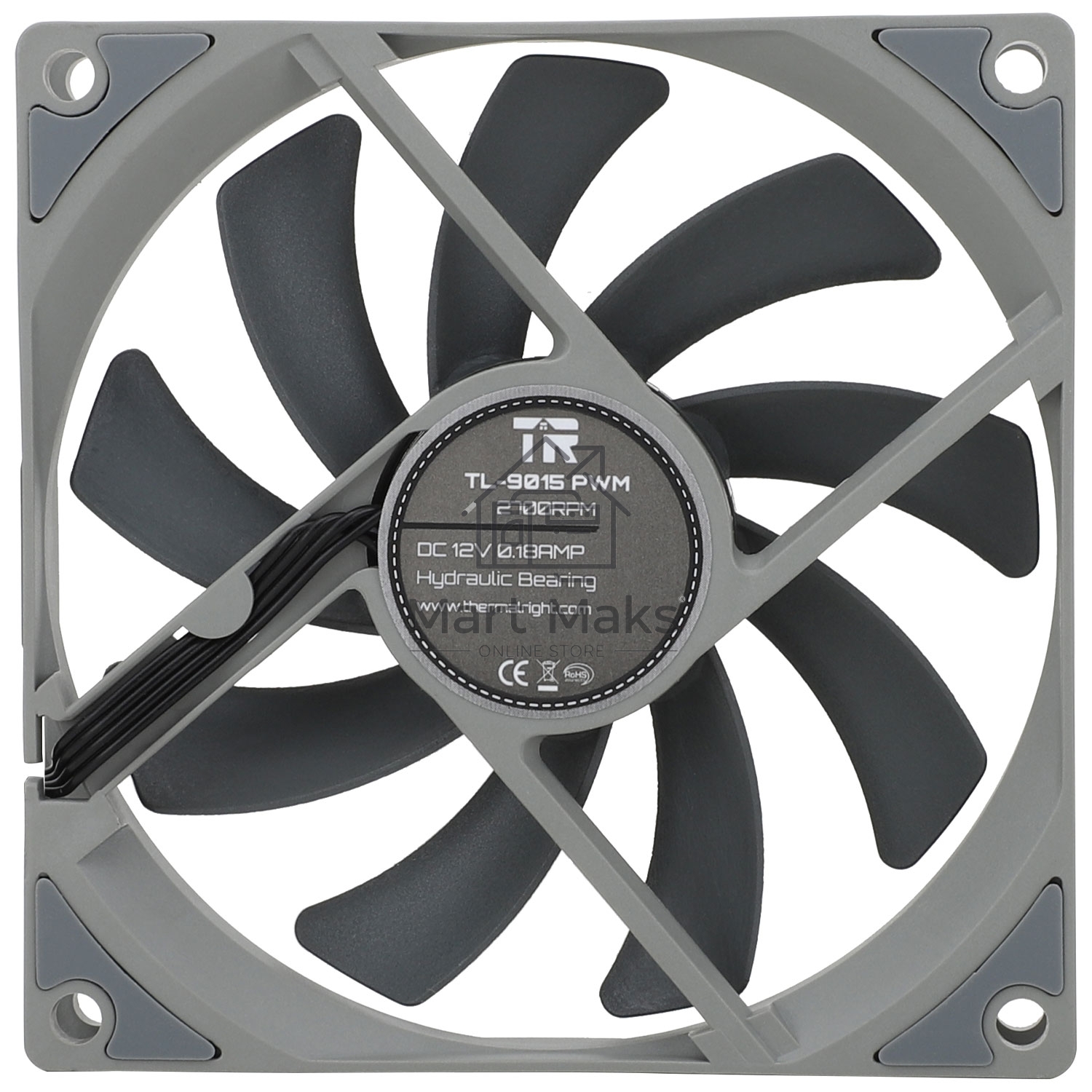 Вентилятор для корпуса Thermalright TL-9015 90х90x15 4-pin 22.4дБ Ret
