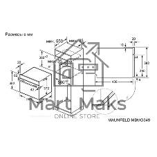 Микроволновая печь встраиваемая Maunfeld MBMO349Gb