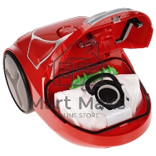 Пылесос Tefal TW3953EA красный/серебристый, 750 Вт, уборка сухая, пылесборник мешок 3 л