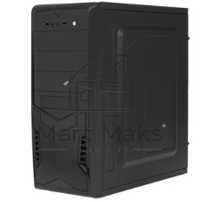 Компьютерный корпус Miditower ExeGate EX280387RUS CP-604 Black, ATX, (CP400W, 80мм), 2хUSB, Audio