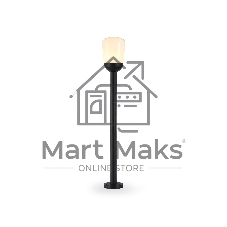Светильник Ambrella light ST2095 BK/FR черный/белый матовый IP54 E27 max 40W D150*950