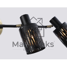 Светильник Ambrella light TR8670/4 BK/SB чёрный/бронза E14/4 max 60W 760*100*190