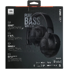 Беспроводные/проводные наушники JBL Tune 720BT черный, полноразмерные, Bluetooth + проводной, быстрая зарядка
