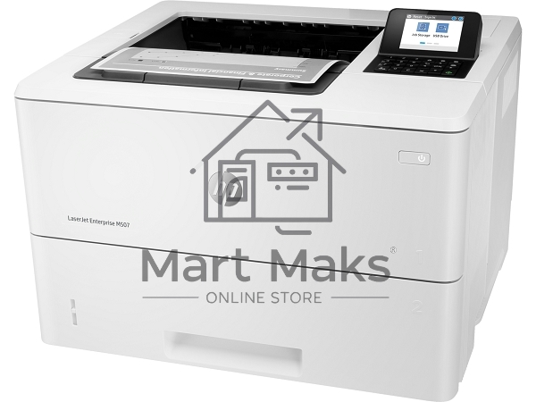 Принтер лазерный HP LaserJet Enterprise M507dn (1PV87A), A4, ч/б, печ. до 43 стр/мин, 1200 x 1200 dpi, USB, RJ-45, Air Print, Mopria