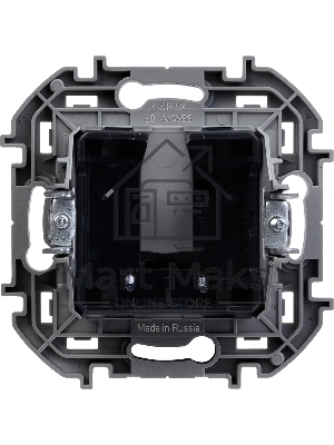 Вывод кабеля с зажимом для крепления Inspiria белый