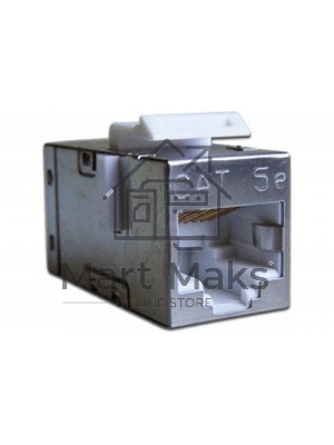 Повторитель портов RJ-45, экранированный, кат.5E, формата Keystone