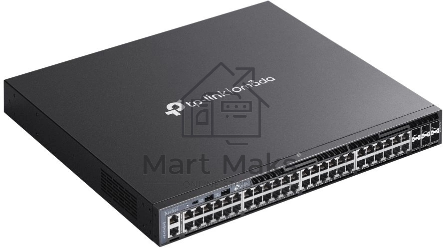 Стекируемый управляемый коммутатор TP-Link SG6654X 3 го уровня Omada с 48 гигабитными портами и 6 портами SFP+