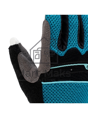 Перчатки комбинированные облегченные, открытые пальцы, AKTIV, размер XL (10) Gross