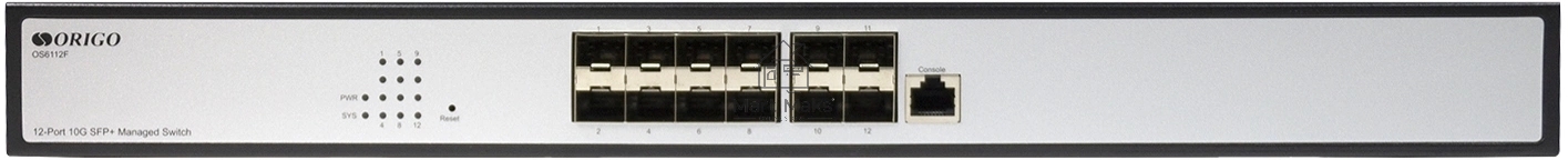 Коммутатор Managed L3 Switch 12x10GBase-X SFP+, RJ45 Console