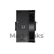 Кулер для процессора PCCooler RT400 Digital BK (230W, 4-pin PWM, LED temp., 152mm, Al/Cu, 4x6mm, 1x120мм, 73.32CFM, 34.9dBA, 2200RPM, S: 1851/1700/1200/115X, AM5/AM4, черный)