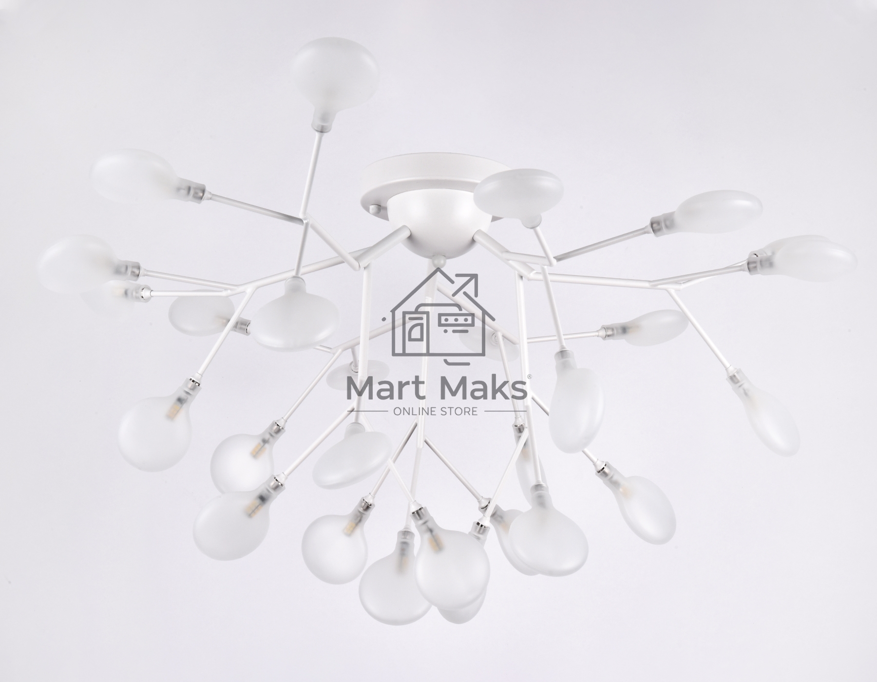 Светильник Ambrella light TR3011/27 WH/FR белый/матовый G4/27 max 20W D730*430