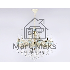 Светильник Ambrella light TR4929/12 GD/WH/CL золото/белый/прозрачный E14*12 max 40W D910*680