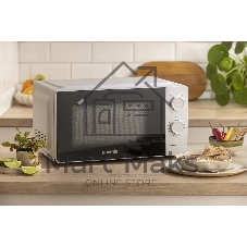 Микроволновая печь Gorenje MO20CE1W5 белый, 20 л, 700 Вт, переключатели - поворотный механизм