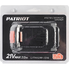 Батарея аккумуляторная PB BR 21V(Max) Li-ion UES 2,0Ah тонкая зарядка