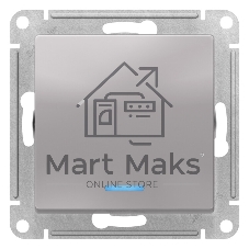 Механизм выключателя 1-кл. AtlasDesign с подсветкой (сх.1а) 10АХ алюм. SchE ATN000313