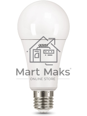 Лампа светодиодная Gauss Elementary 25Вт цок.:E27 груша 220B 6500K св.свеч.белый.хол. A67 (упак.:10шт)