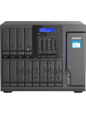 Сетевое хранилище SMB QNAP TS-1655-8G NAS 16-Bay (12x 3.5