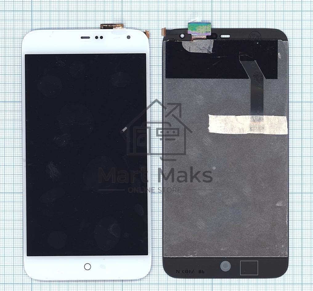 Дисплей для Meizu MX3, белый