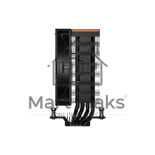 Кулер для процессора PCCooler RT400 Digital BK (230W, 4-pin PWM, LED temp., 152mm, Al/Cu, 4x6mm, 1x120мм, 73.32CFM, 34.9dBA, 2200RPM, S: 1851/1700/1200/115X, AM5/AM4, черный)