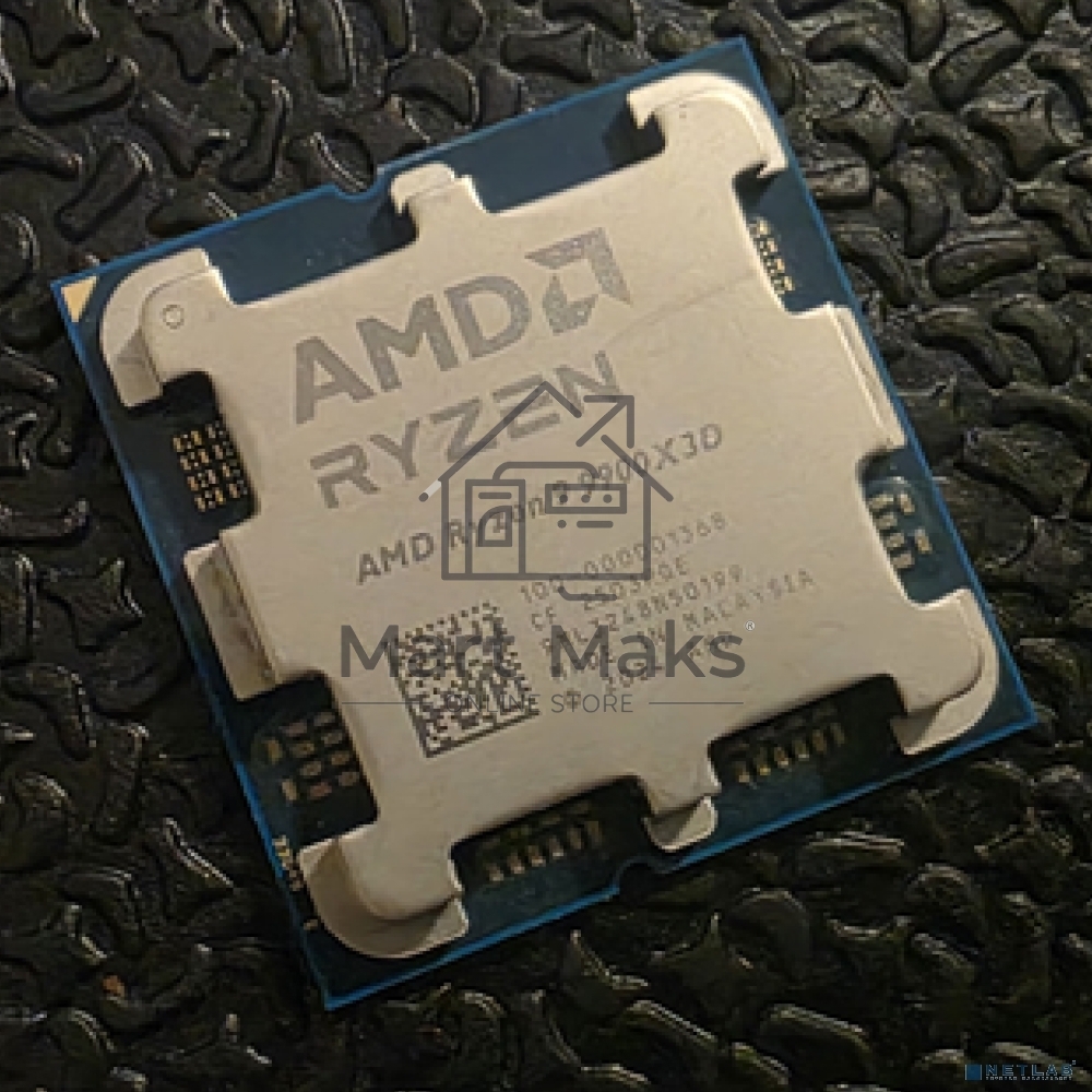 Процессор AMD RYZEN 9 9900X3D OEM (Granite Ridge, 4nm, C12/T24, Base 4,4GHz, Turbo 5,5GHz, GPU Radeon Graphics, L3 128Mb, TDP 120W, SAM5)