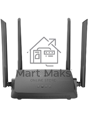 Роутер беспроводной D-Link DIR-825/RU/R7 (DIR-825/RU/R7A) AC1200 10/100/1000BASE-T черный