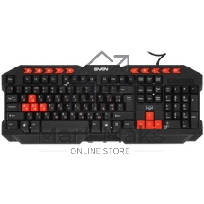 Комплект клавиатура + мышь SVEN GS-9200 игровые клавиатура, мышь и коврик