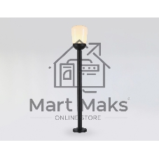 Светильник Ambrella light ST2095 BK/FR черный/белый матовый IP54 E27 max 40W D150*950