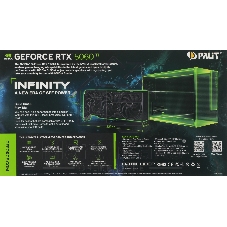 Видеокарта Palit GeForce RTX 5060 Ti Infinity 3, 16 GB GDDR7, 128 bit, 3xDisplayPort, HDMI, GPU 2407 MHz