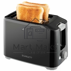 Тостер Scarlett SC-TM11020 черный, 700 Вт, 2 слота