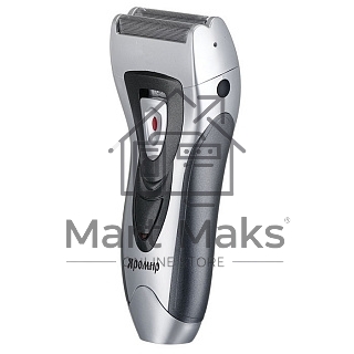 Электробритва ЯРОМИР ЯР-100 черный с серебром плавающие лезвия, триммер (Россия)(24)