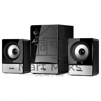 Колонки SVEN MS-90 Black (2x2.5W+ сабвуфер 5W, дерево)