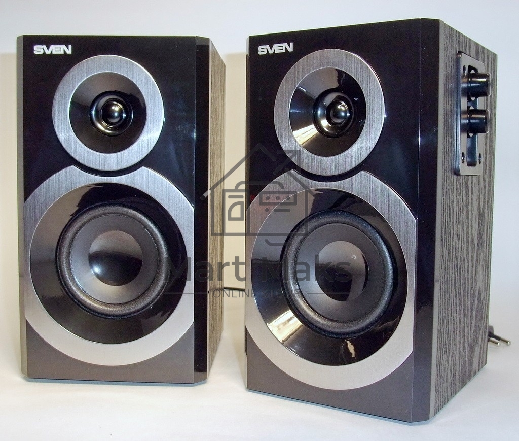 Колонки SVEN SPS-619 GOLD акустическая система 2.0, мощность 2х10 Вт(RMS)