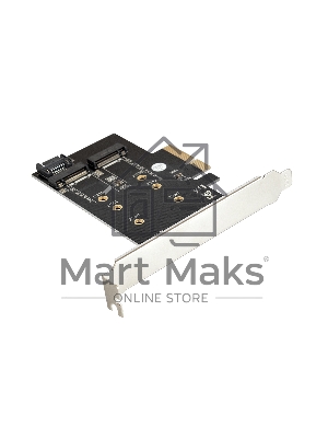 Переходник ExeGate EXE-509 M.2 B key + M.2 M Key -> PCI-Ex4/SATA