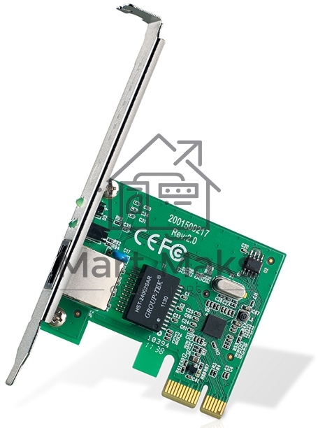 Сетевая карта TP-Link TG-3468 SOHO 32bit Gigabit PCIe, Realtek RTL8168B chipset