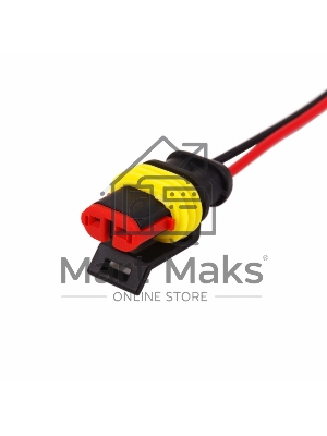 Автомобильный разъем гнездо с проводом 20 см DJ7021-1.5-21