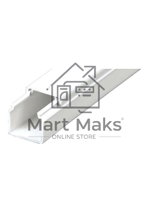 Кабель-канал 25х25 L2000 пластик с двойным замком УралПак КК-19025025-060