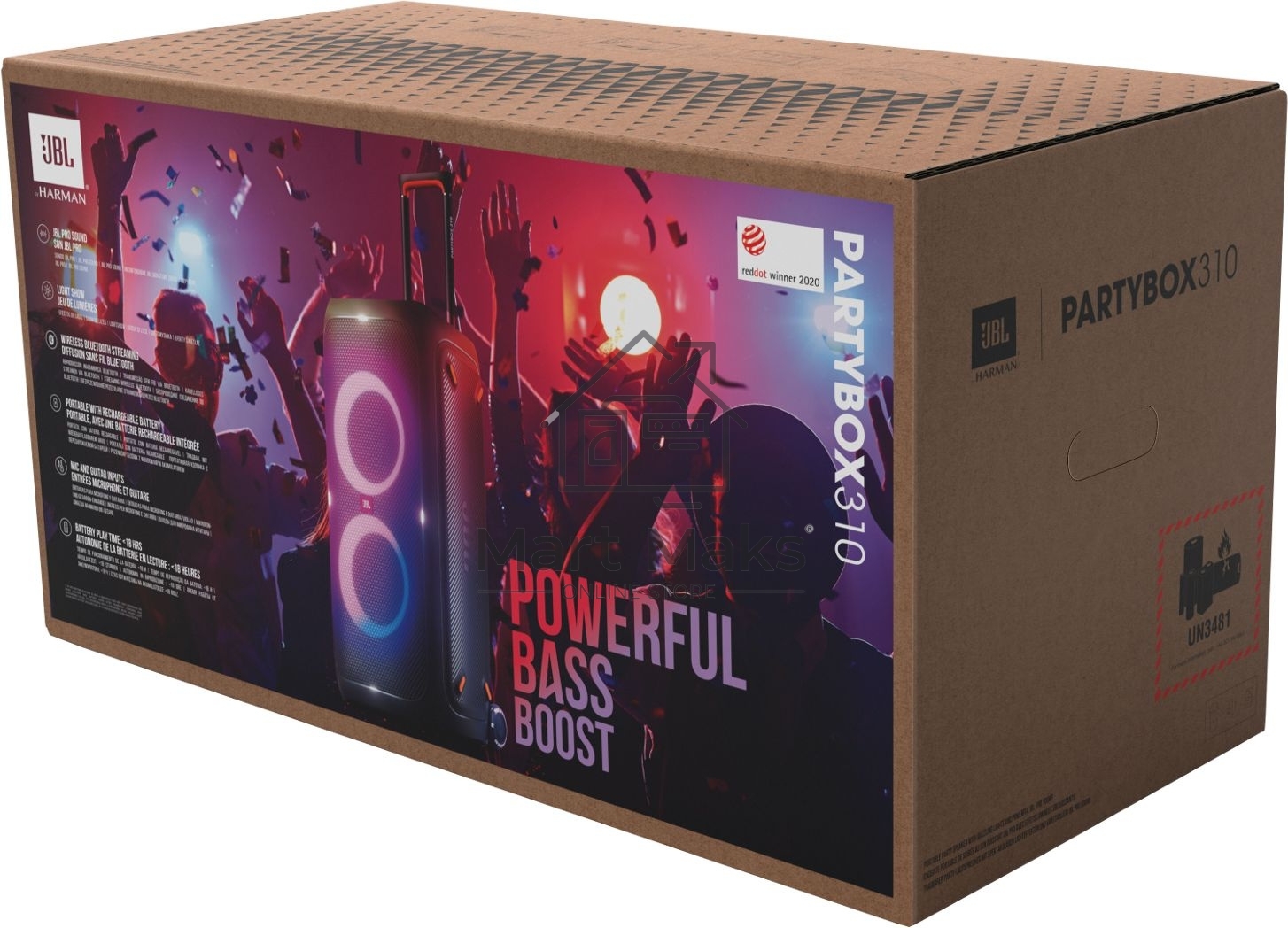 Портативная акустика Динамик JBL PartyBox 310