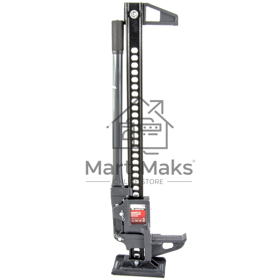 Домкрат MATRIX 505155реечный 3т h подъема 153–700мм high jack