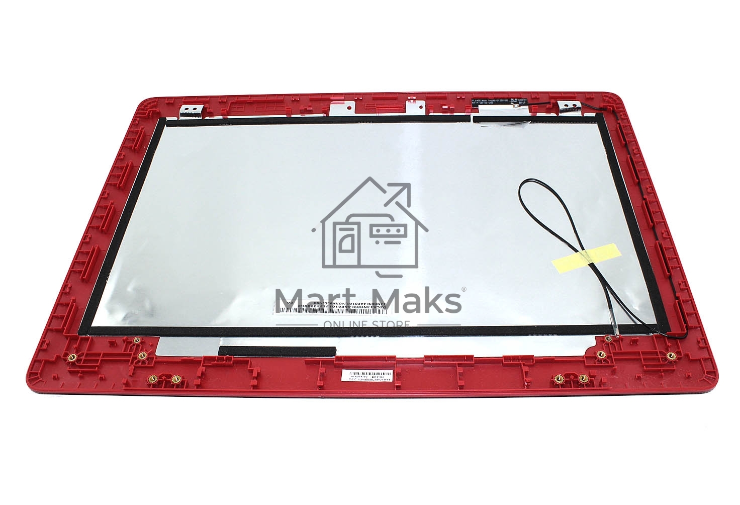 Крышка матрицы для Asus X456 красная