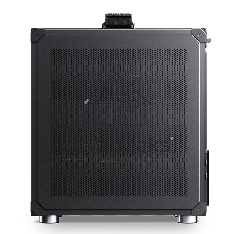 Компьютерный корпус JONSBO C6-ITX Black ITX без БП, боковая панель из закаленного стекла, mini-ITX, черный