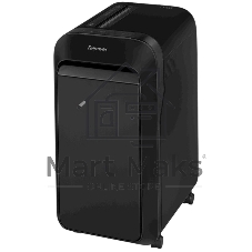 Шредер Fellowes PowerShred LX220 черный (секр.P-4)/перекрестный/20лист./30лтр./скрепки/скобы/пл.карты