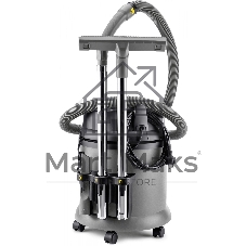 Строительный пылесос Karcher NT 27/1 серый, 1380 Вт, уборка сухая/сбор воды, пылесборник мешок/контейнер, 27 л