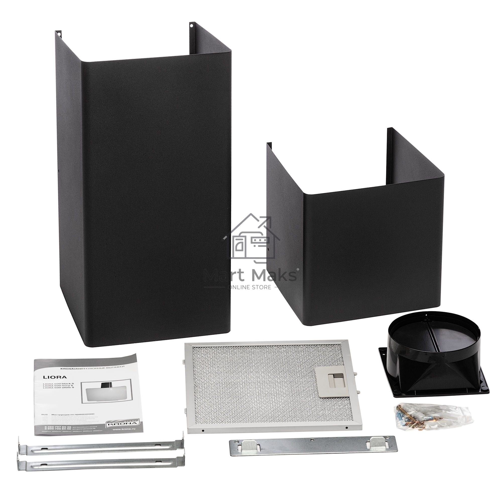 Вытяжка Krona LIORA 600 black S